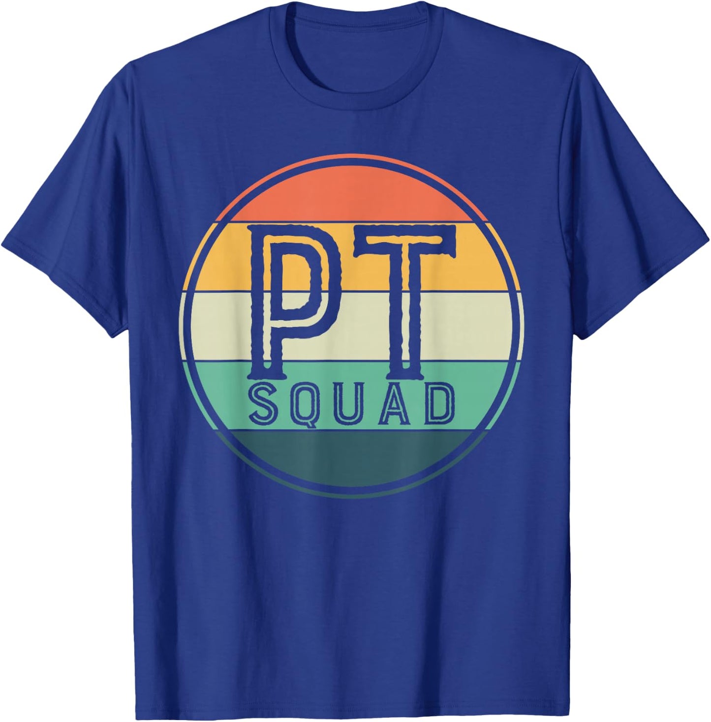 Physiotherapy Crew Retro Physiotherapist T-Shirt - T-Shirt | Royal
