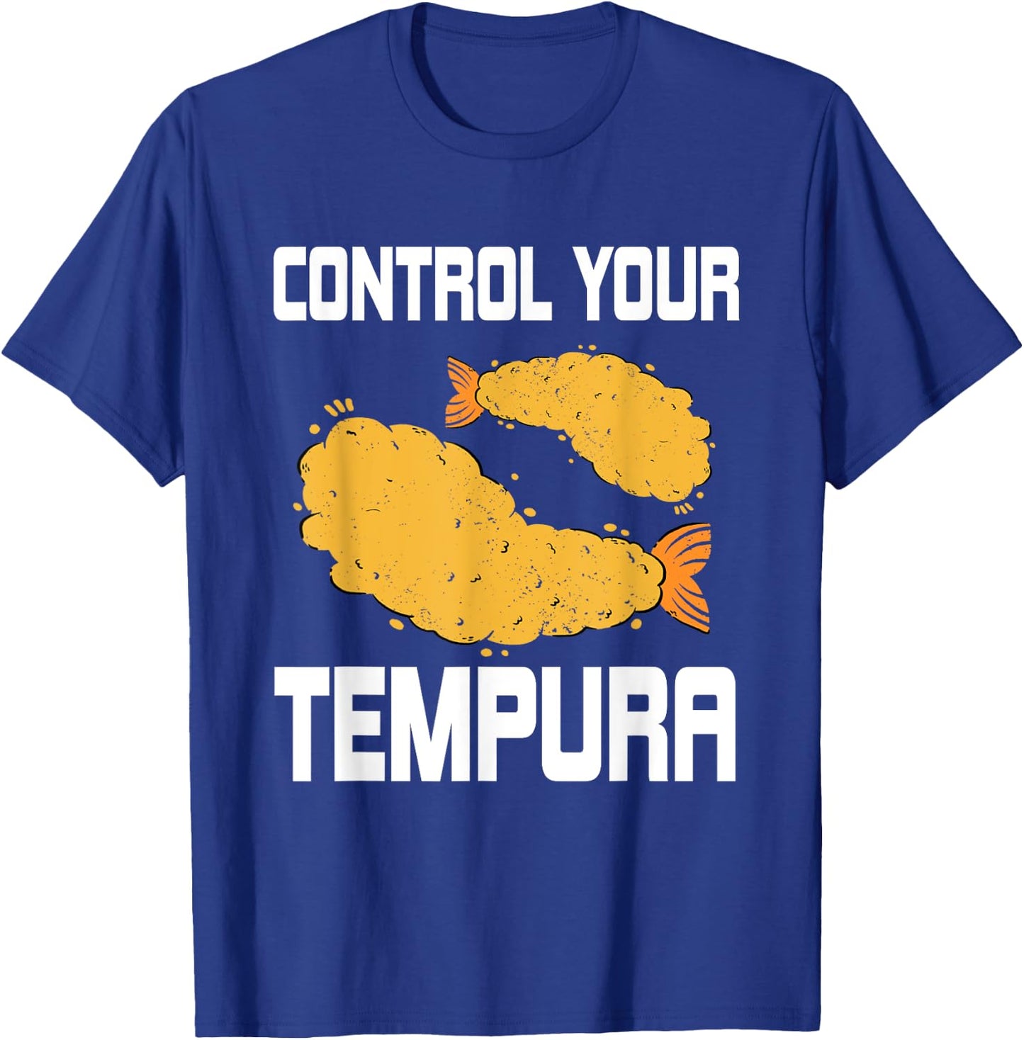 Funny Tempura Pun Costume Shrimp And Seafood T-Shirt - T-Shirt | Royal