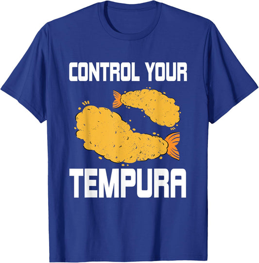 Funny Tempura Pun Costume Shrimp And Seafood T-Shirt - T-Shirt | Royal