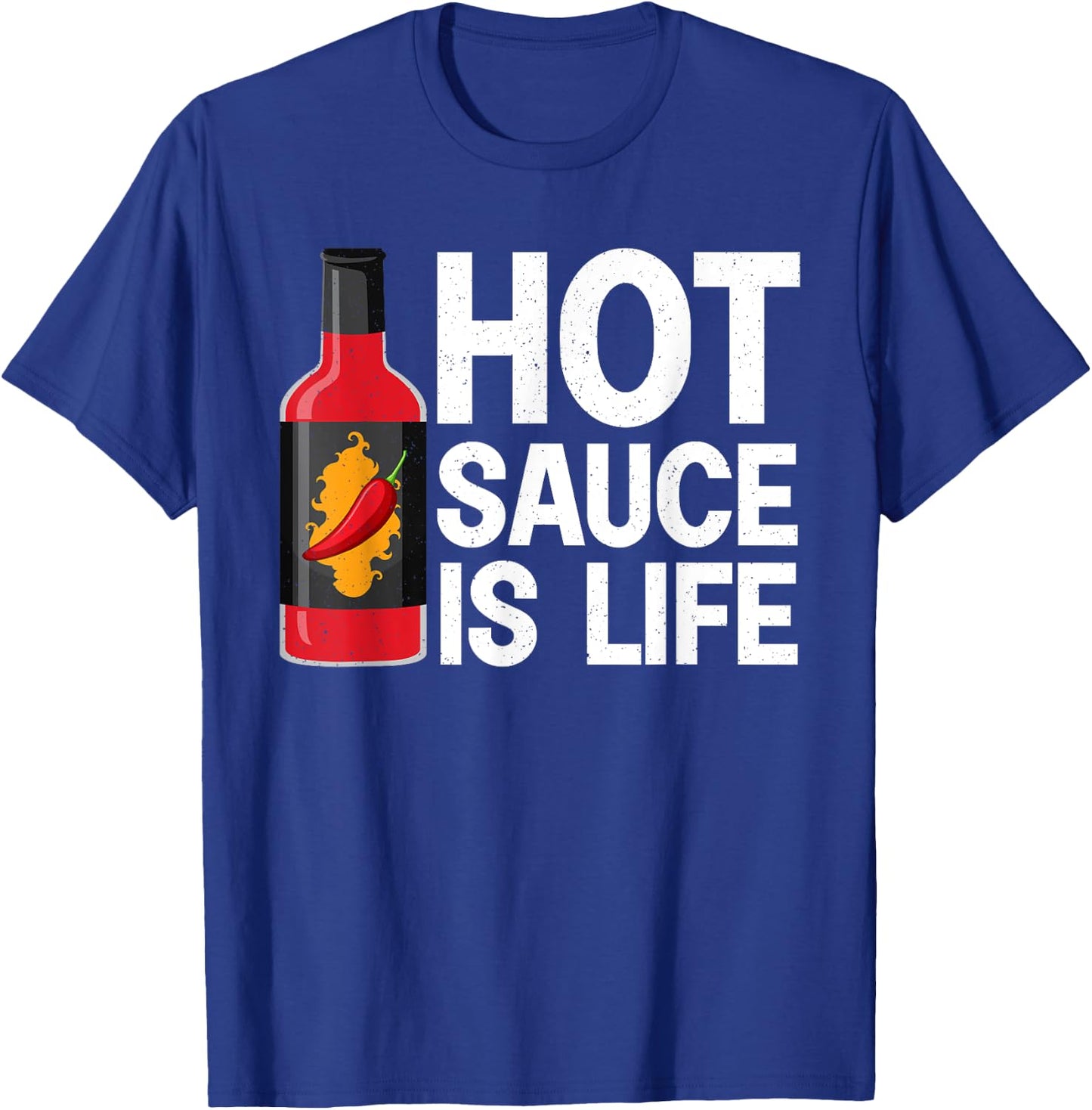 Cool Hot Sauce Art Women Kids Spicy Hot Sauce Lover T-Shirt - T-Shirt | Royal