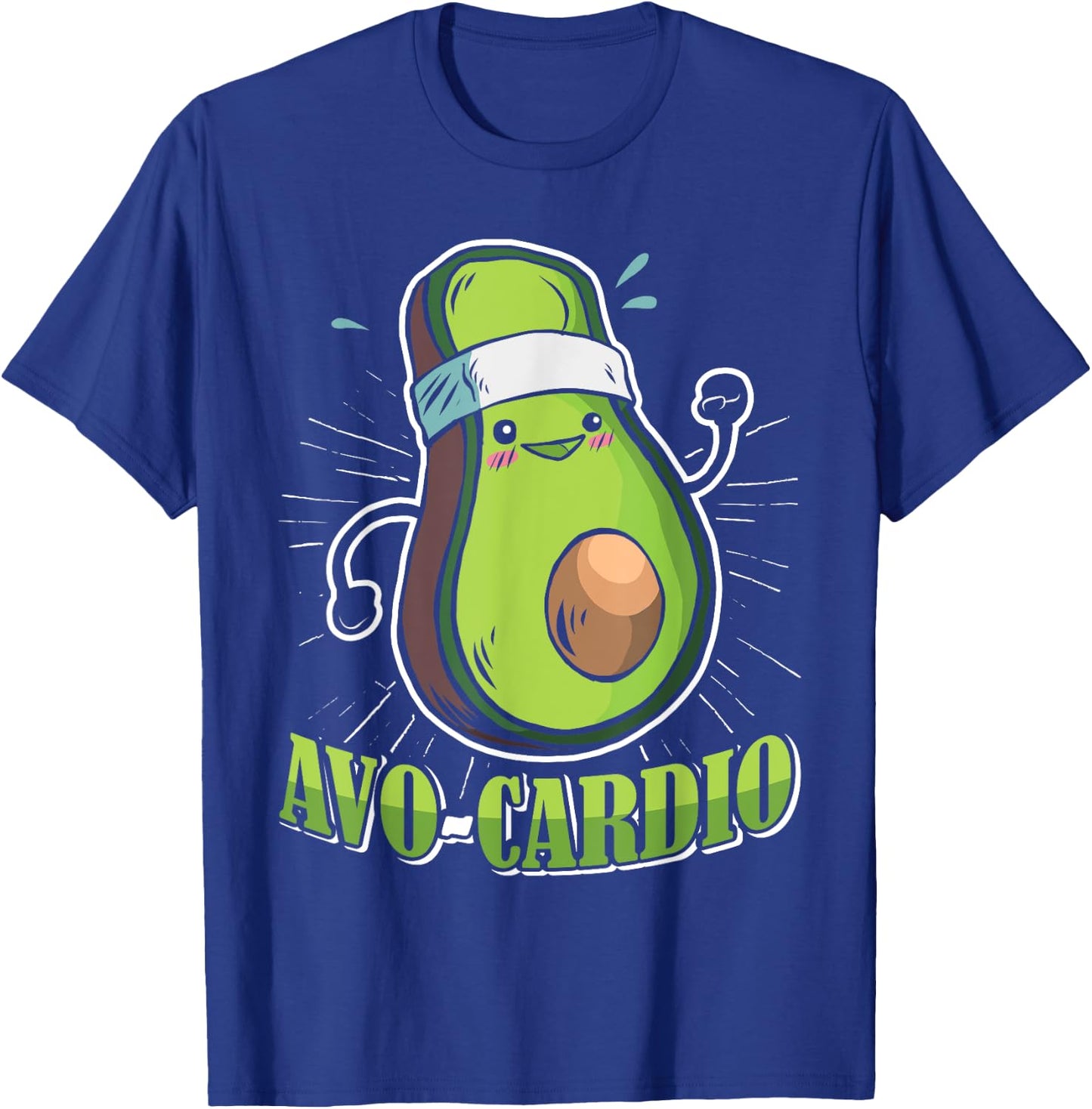 Läufer AVO CARDIO Marathon Laufen Lustiges Lauf T-Shirt - T-Shirt | Royal