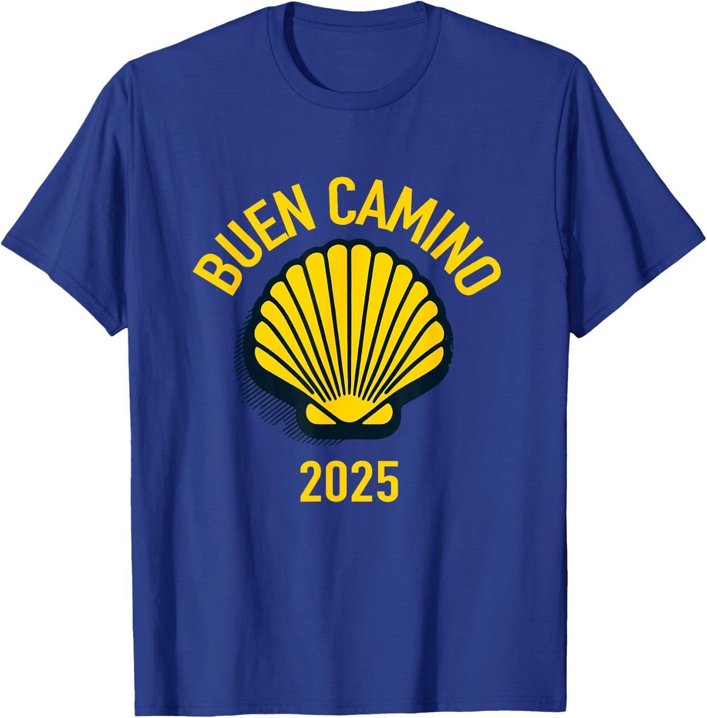 Hiking Santiago de Compostela shell 2025 , Blue, S T-Shirt - T-Shirt | Royal