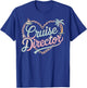 Funny Cruise Director Appreciation JM -Adults Black Small Short Sleeve T-Shirt - T-Shirt | Royal