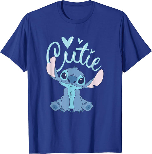Disney Lilo and Stitch Cutie Pastel Heart T-Shirt - T-Shirt | Royal