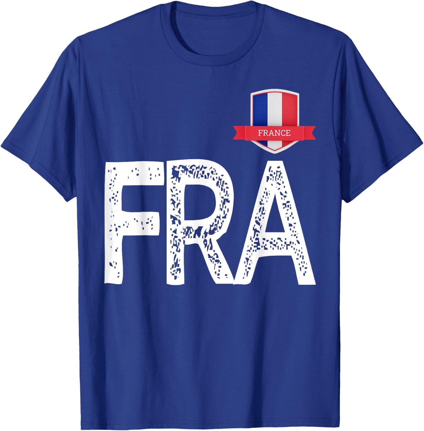 Frankreich Frankreich Menschenflagge Buchstaben F und R und A Frankreich T-Shirt - T-Shirt | Royal