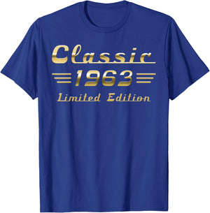 Classic 1963 Vintage car 62nd Birthday T-Shirt - T-Shirt | Royal