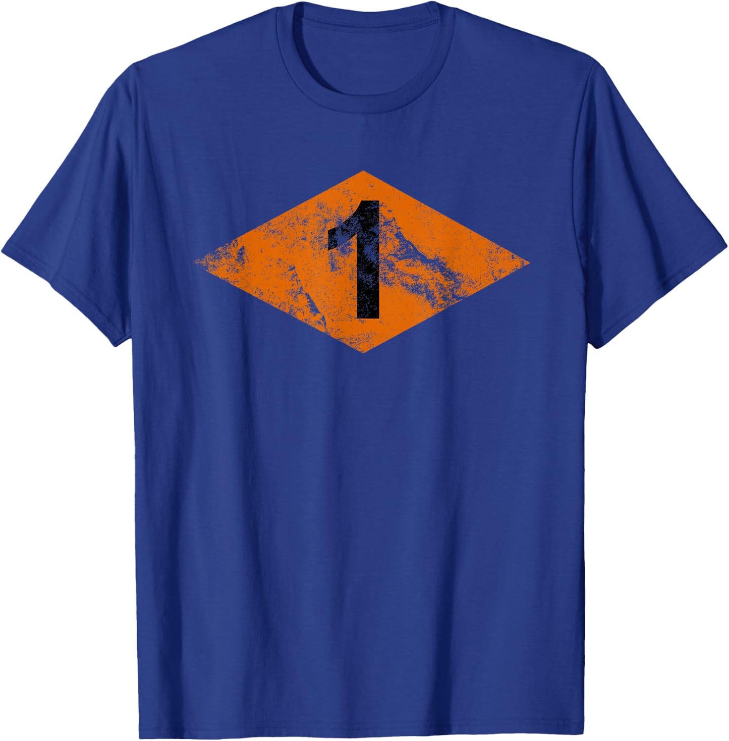 Vintage US Army Ranger Diamond - 1st Battalion (BN) - RLTW T-Shirt - T-Shirt | Royal