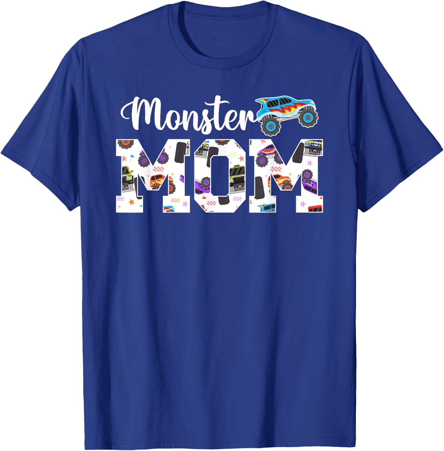 Monster Mom Monster Truck Mom Monster Truck Mother T-Shirt - T-Shirt | Royal