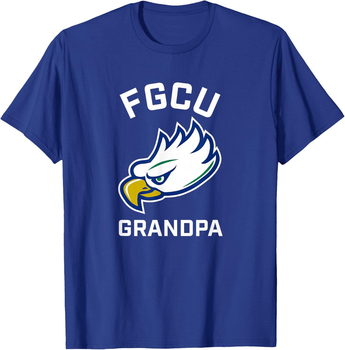 Florida Gulf Coast University FGCU Eagles Arched Grandpa T-Shirt - T-Shirt | Royal