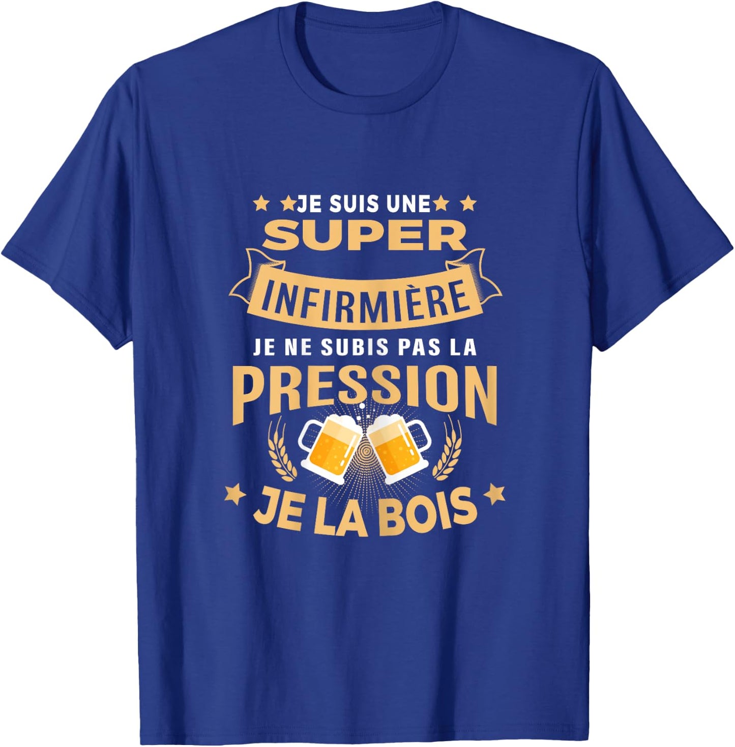 Super Nurse I'm Not Under Pressure Humor Nurse T-Shirt - T-Shirt | Royal