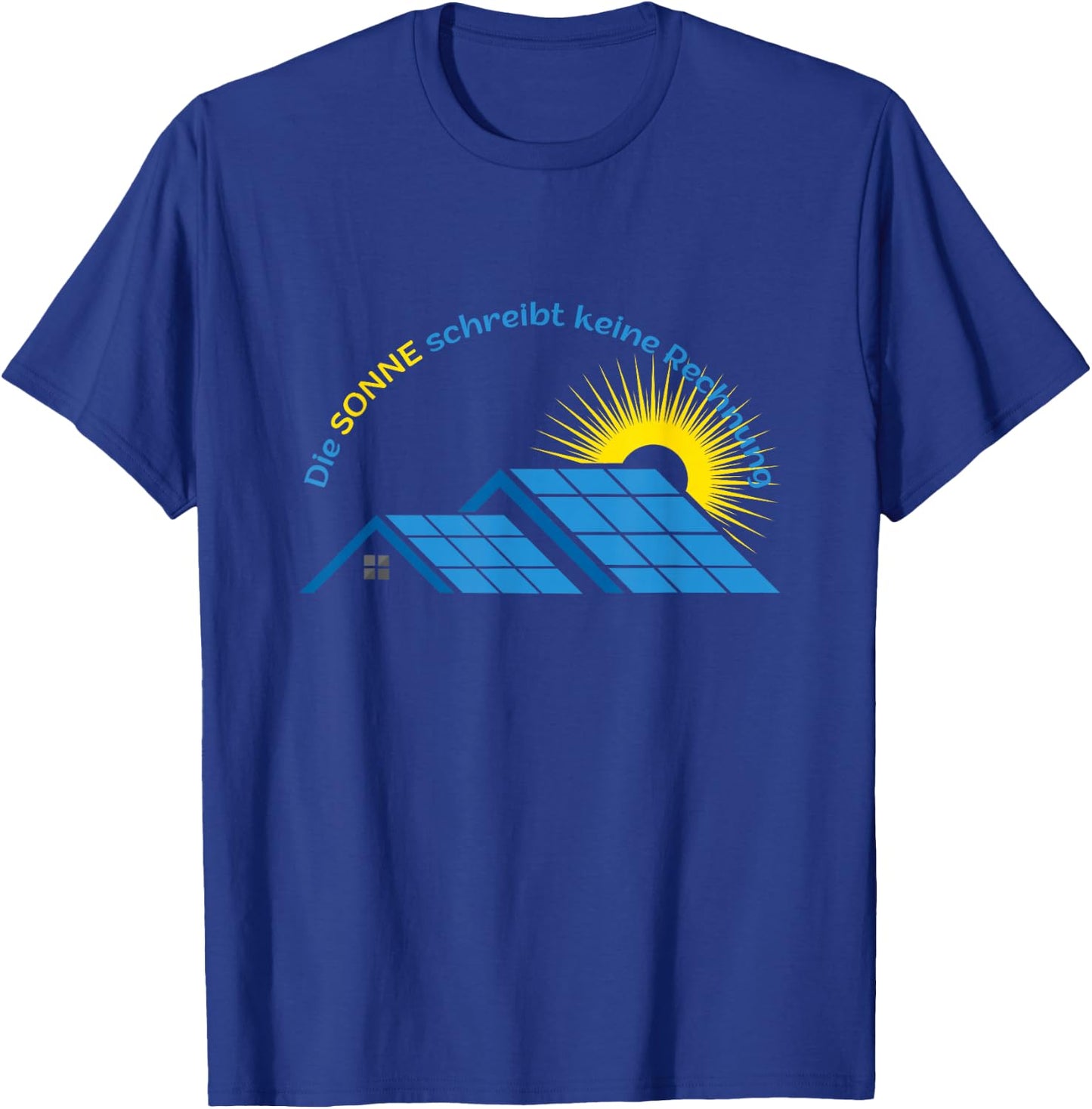 Fotovoltaik Solar Sonnenstrom Solarstrom Photovoltaik T-Shirt - T-Shirt | Royal