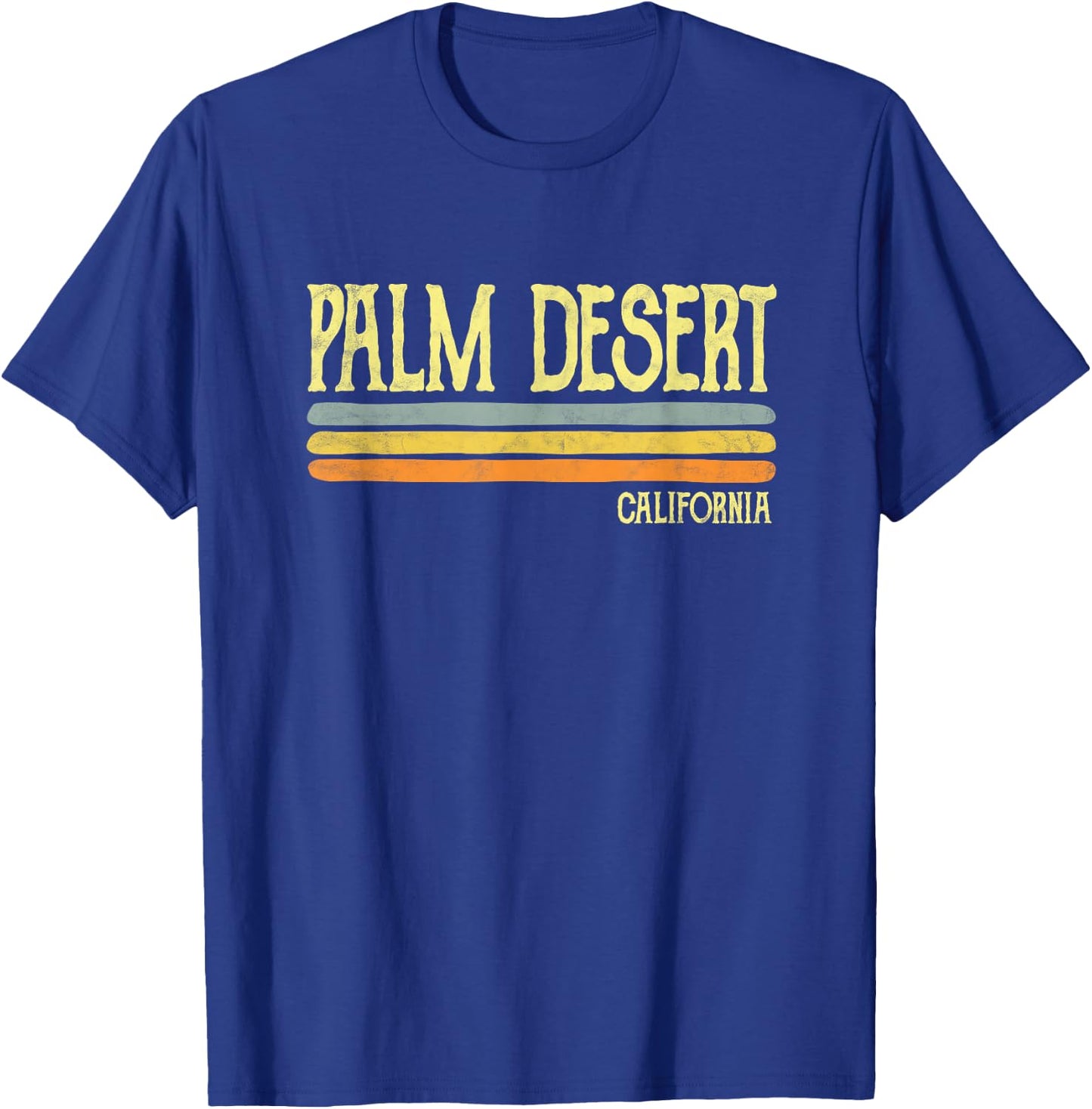 Vintage Palm Desert California CA Souvenir Gift T-Shirt - T-Shirt | Royal