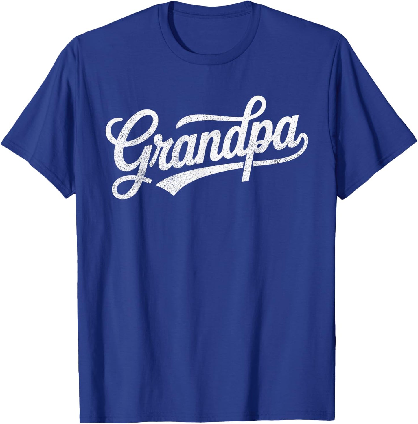 Vintage Distressed Classic Grandpa Father's Day T-Shirt - T-Shirt | Royal