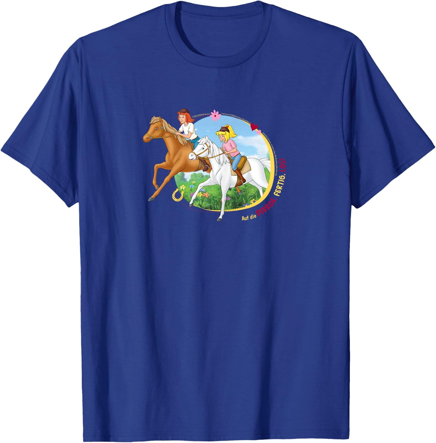 Bibi & Tina - Pferderennen T-Shirt - T-Shirt | Royal