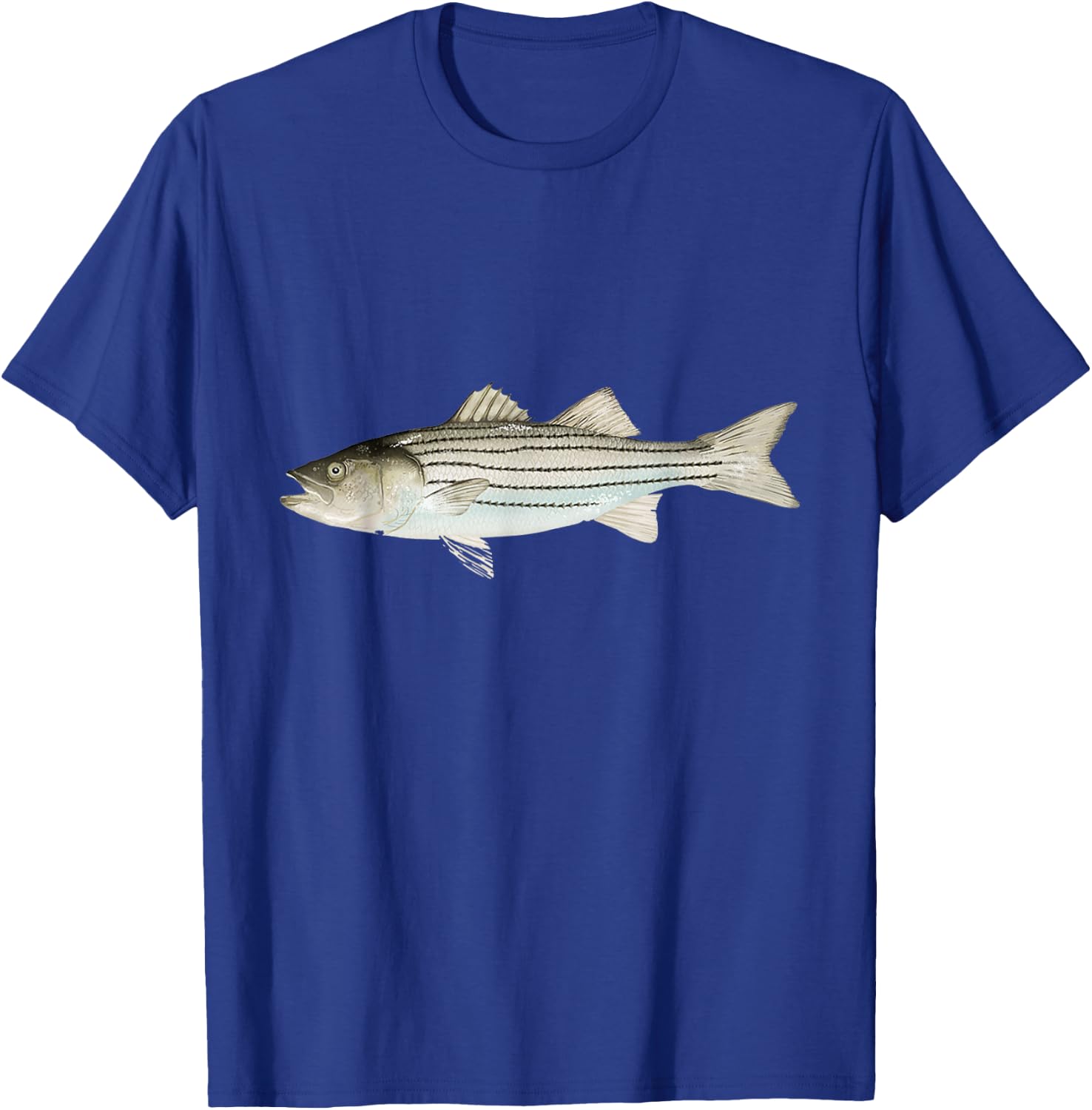 Barfish Striped T-Shirt - T-Shirt | Royal