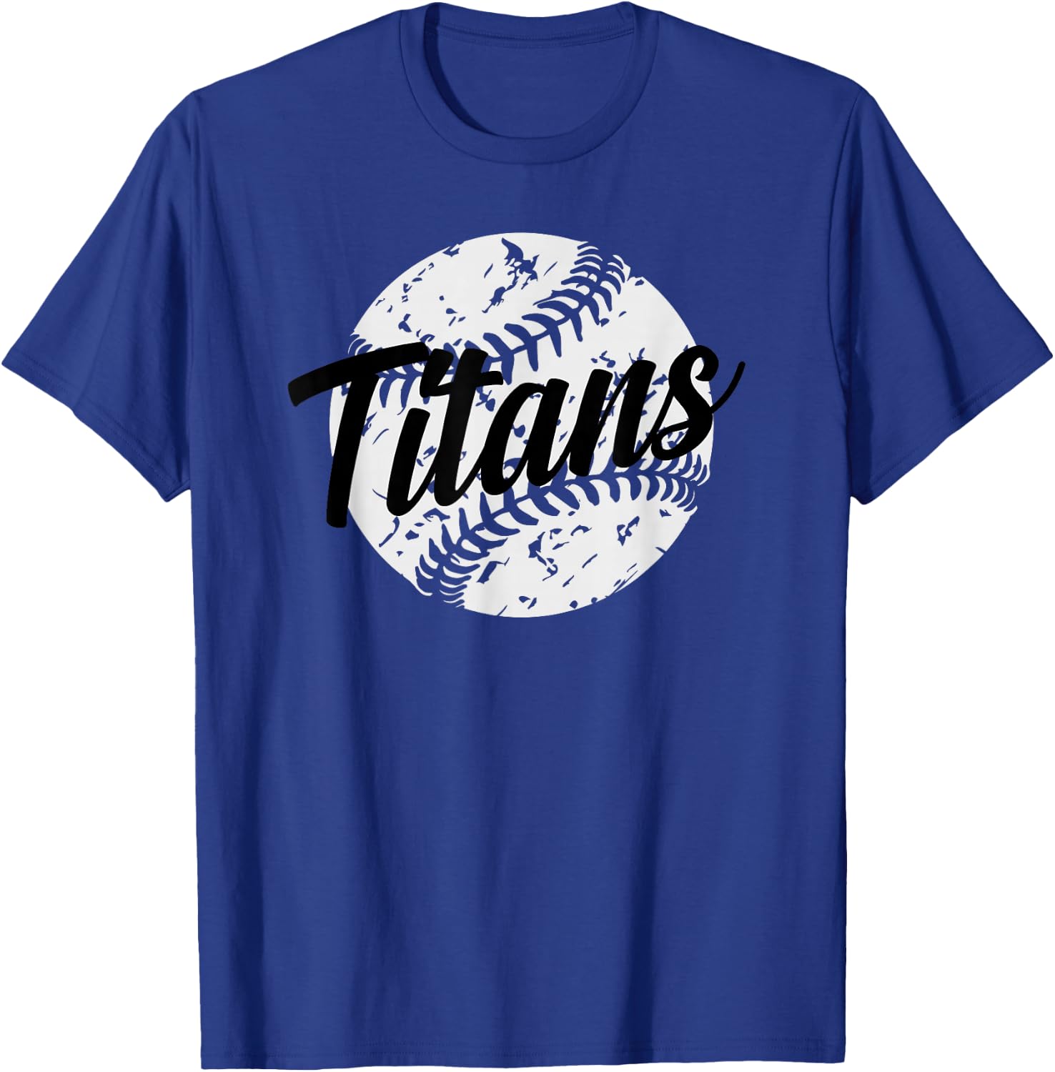 Titans Baseball Softball T-Shirt - T-Shirt | Royal