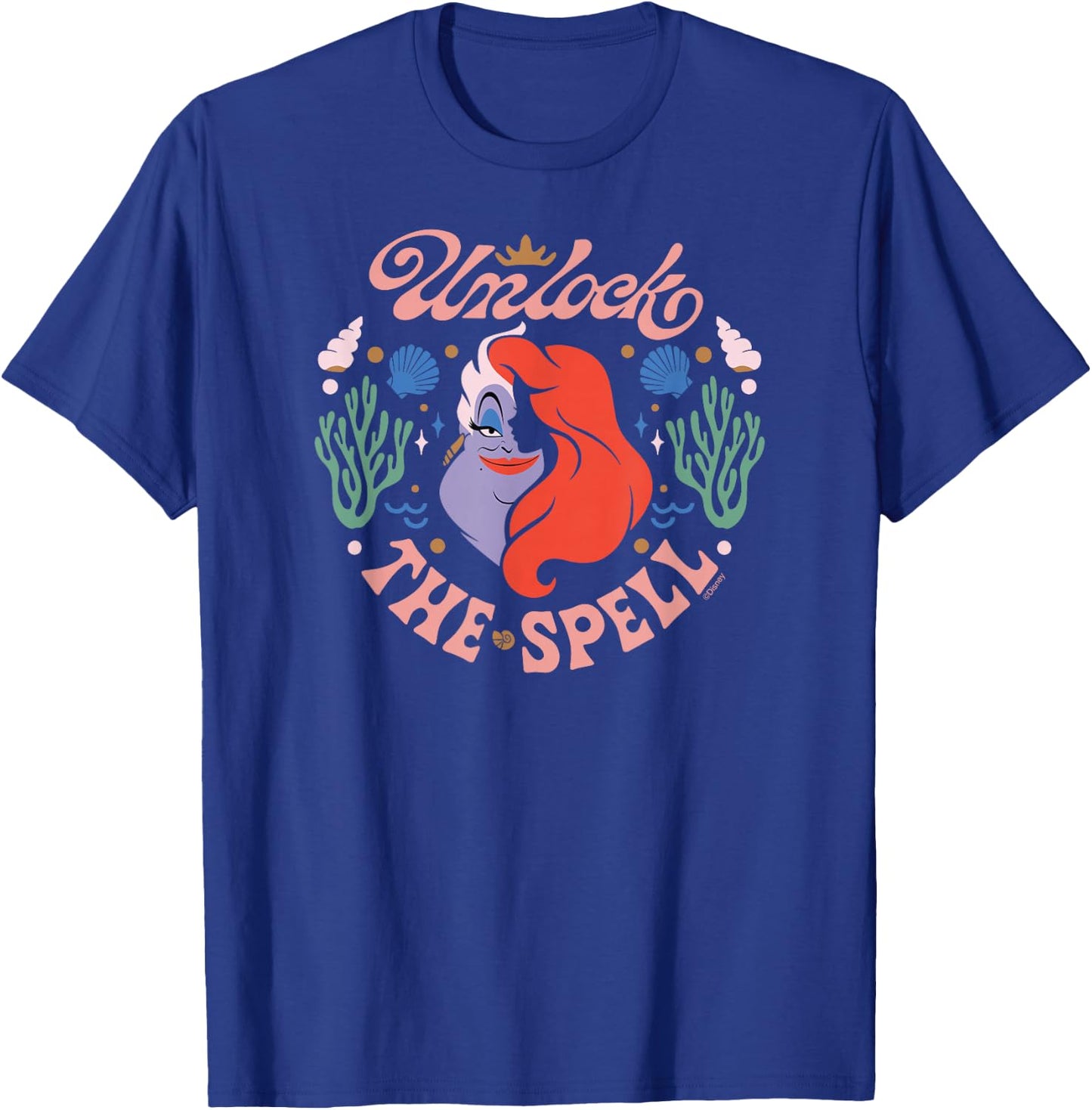 Disney The Little Mermaid Ariel and Ursula Unlock the Spell T-Shirt - T-Shirt | Royal