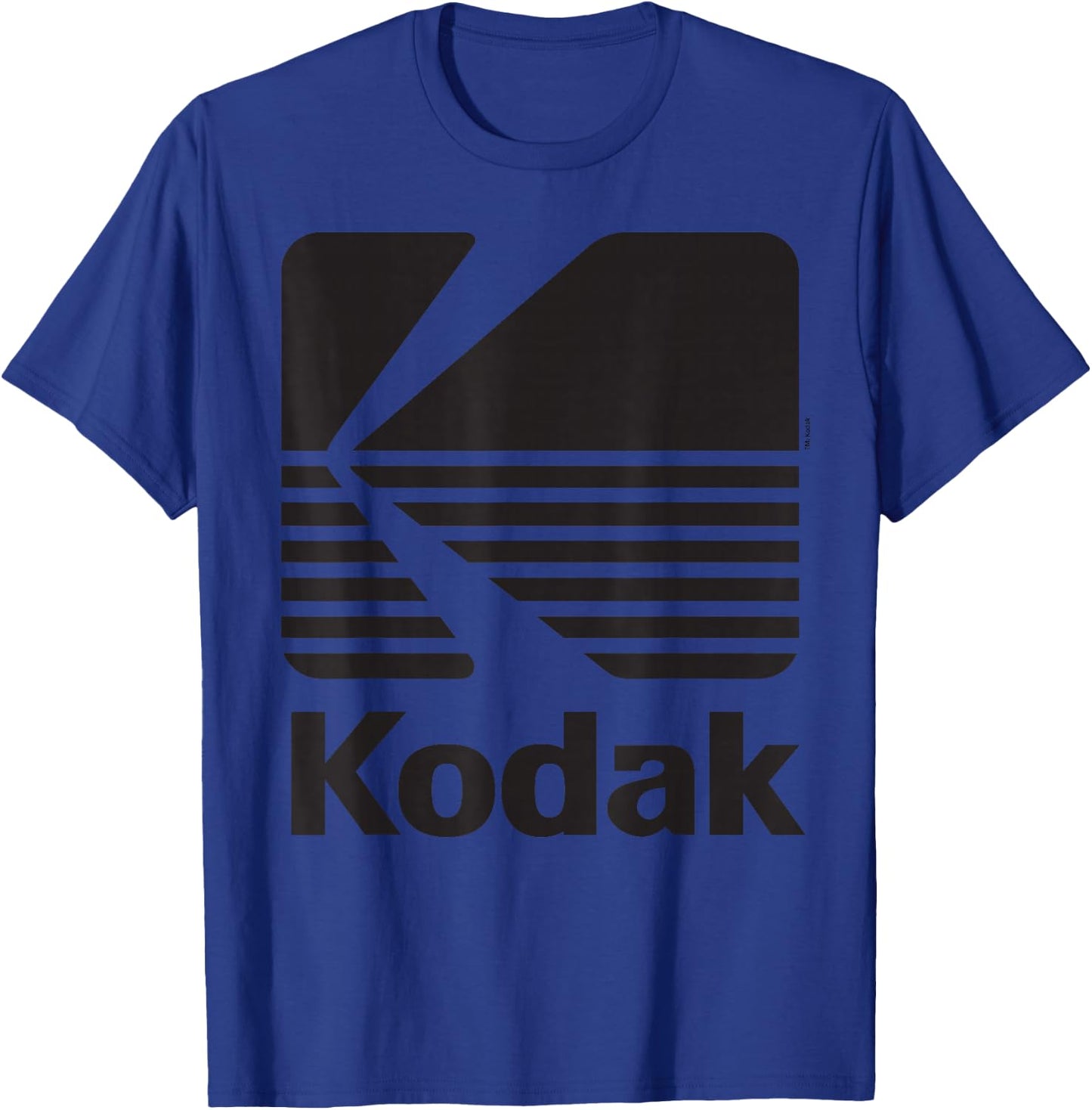 80s Vintage KODAK Logo - Black , grey, S T-Shirt - T-Shirt | Royal