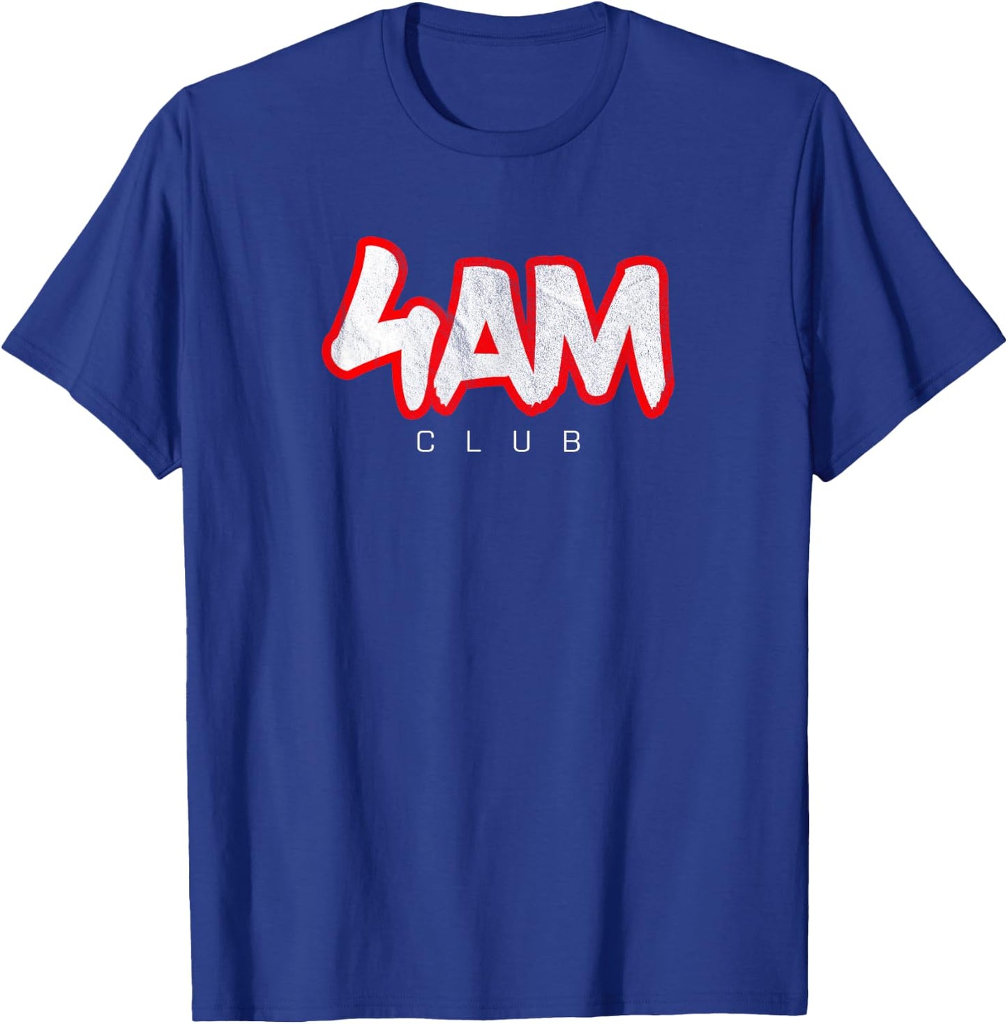Morning Workout - Personal Trainer Fitness Coach - 4AM Club T-Shirt - T-Shirt | Royal