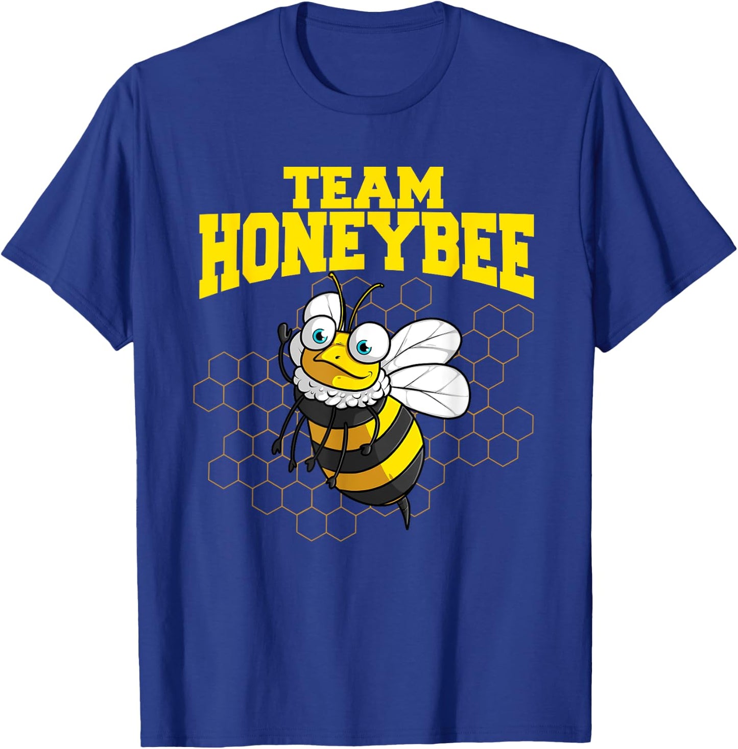 Funny Honeybee Design For Kids Men Women Bee Lovers Squad T-Shirt - T-Shirt | Royal