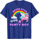 Never stop being a Panty Boy with unicorn and rainbow T-Shirt - T-Shirt | Royal