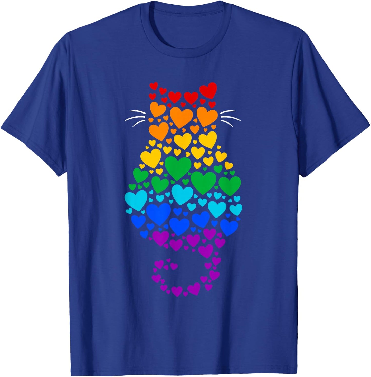 Cat LGBTQ Pride Month T-Shirt - T-Shirt | Royal