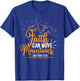 Faith Can Move Mountains Christian Inspirational Matching T-Shirt - T-Shirt | Royal