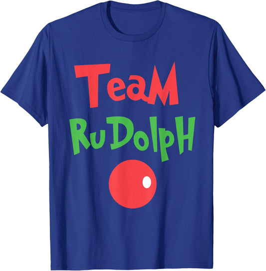 Team Rudolph - Rudolph The red Nose Reindeer T-Shirt - T-Shirt | Royal