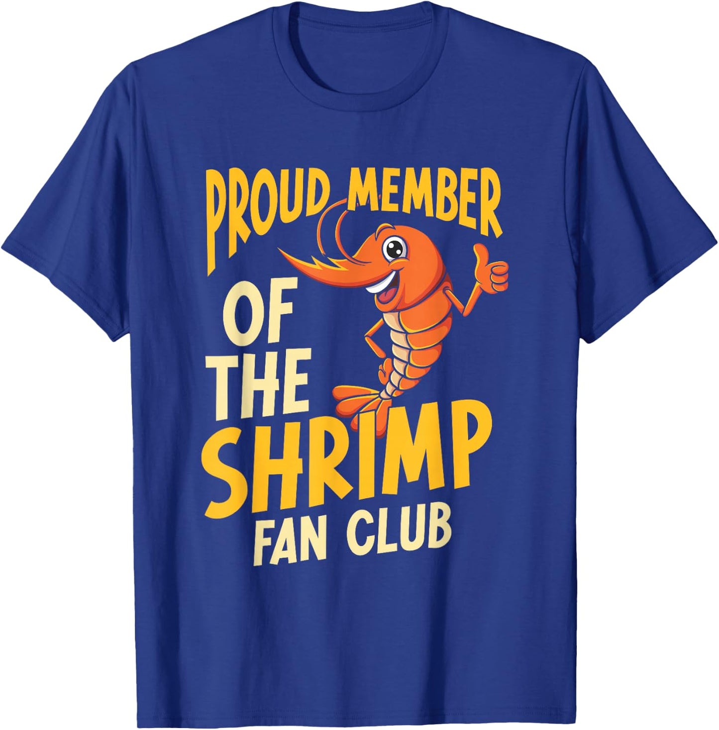 Prawn Shrimp Lover Ocean T-Shirt - T-Shirt | Royal