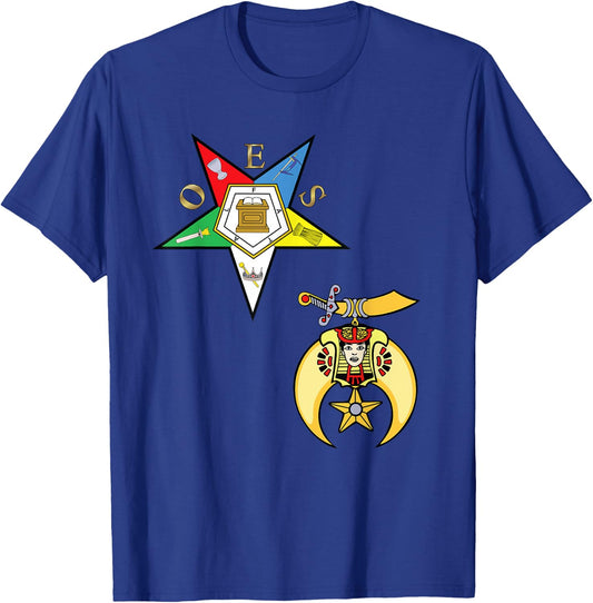 OES Daughters of Sphinx Split Order Eastern Star Sister T-Shirt - T-Shirt | Royal