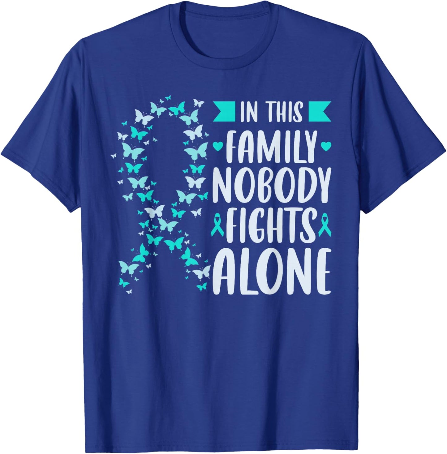 Sexual Assault Awareness Support T-Shirt - T-Shirt | Royal