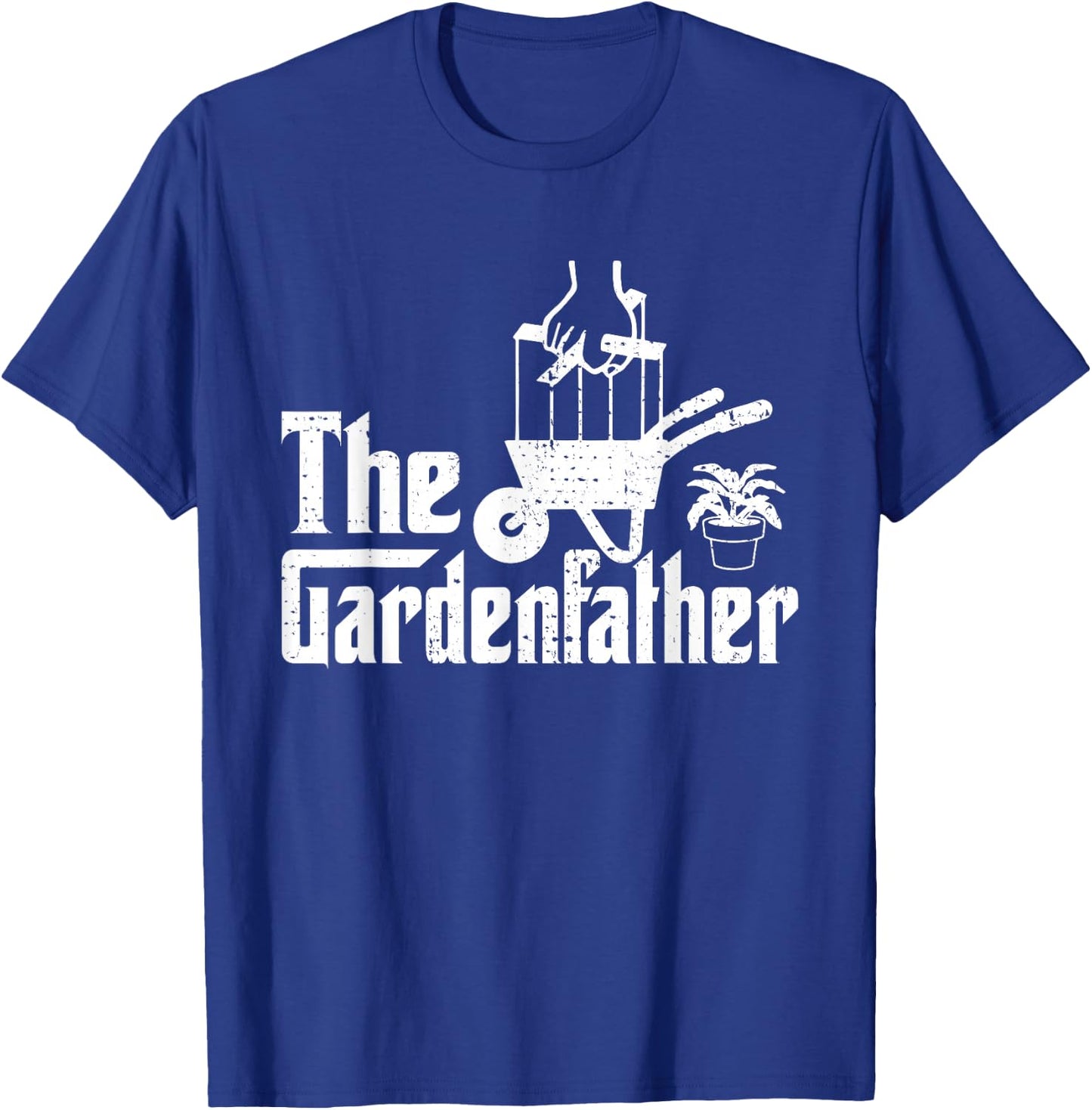 Best Gardening Father's Day Gardenfather Dad Gardener Daddy T-Shirt - T-Shirt | Royal