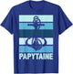 Papytaine Du Vire Grandpa Captain Boat Humour Sailor , Black T-Shirt - T-Shirt | Royal