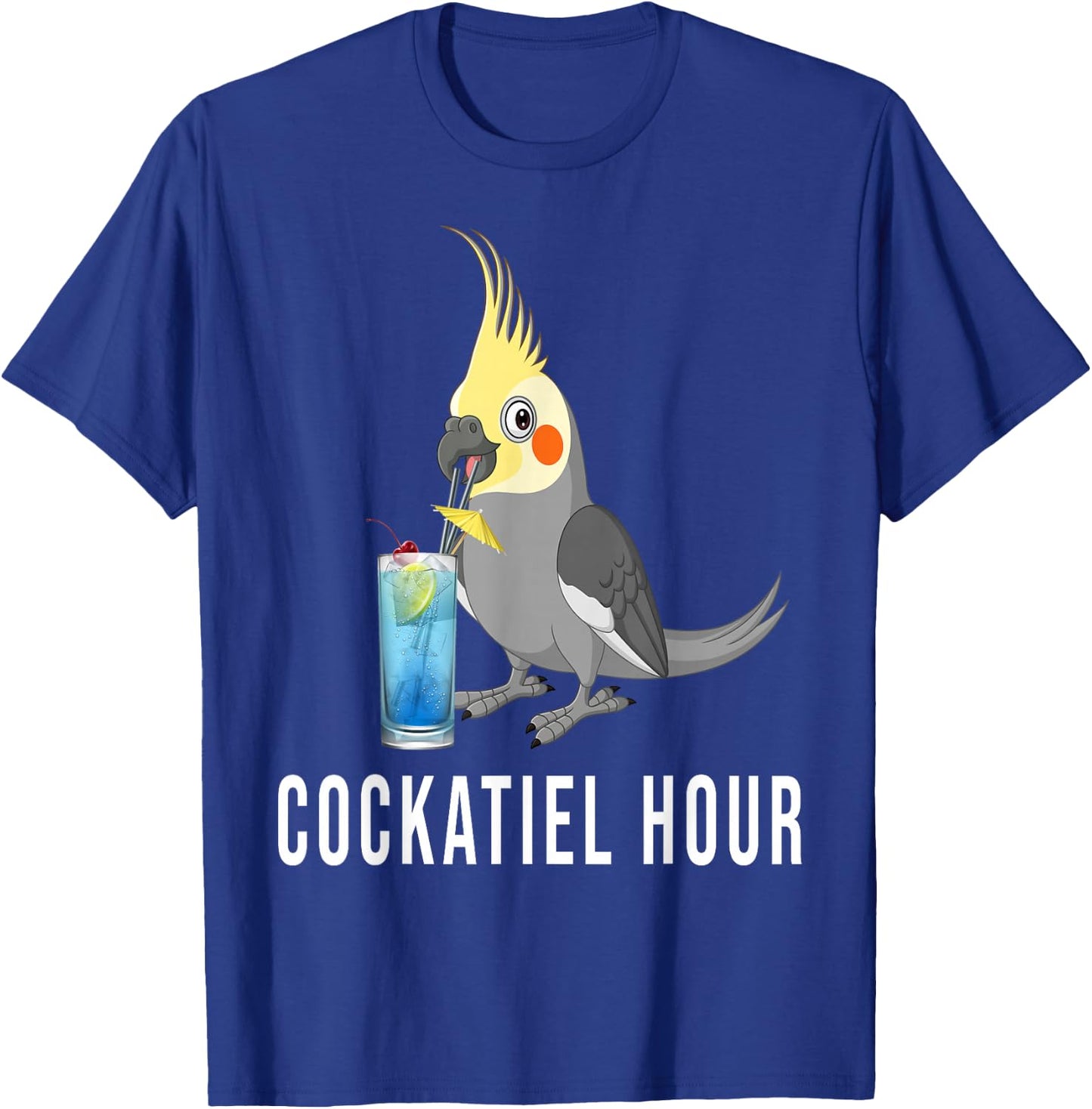 Cockatiel Hour Bird Lovers Nymphensitti T-Shirt - T-Shirt | Royal