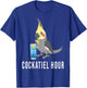 Cockatiel Hour Bird Lovers Nymphensitti T-Shirt - T-Shirt | Royal