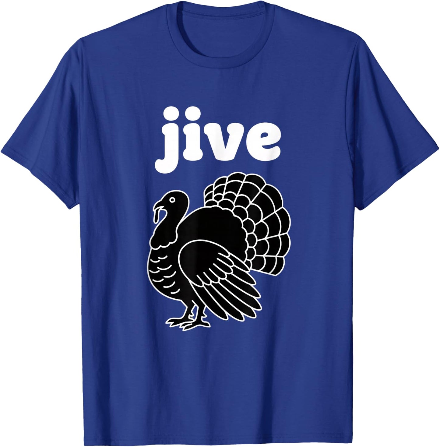 Jive Thanksgiving Turkey Retro Vintage Turkey Day Design T-Shirt - T-Shirt | Royal