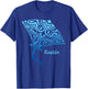 Roatan Honduras Stingray Girls Boys Toddler Souvenir T-Shirt - T-Shirt | Royal