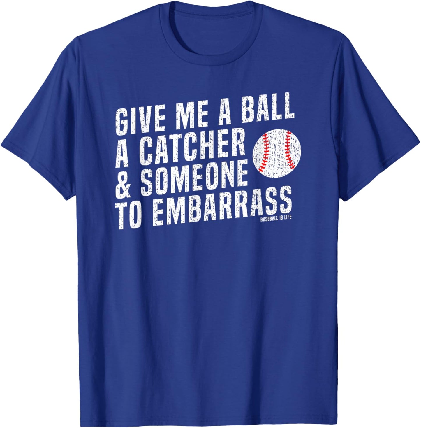 Funny Baseball Pitcher T-Shirt - T-Shirt | Royal