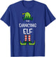 Dancing Elf Xmas PJs Matching Christmas Pajamas Family Girls T-Shirt - T-Shirt | Royal
