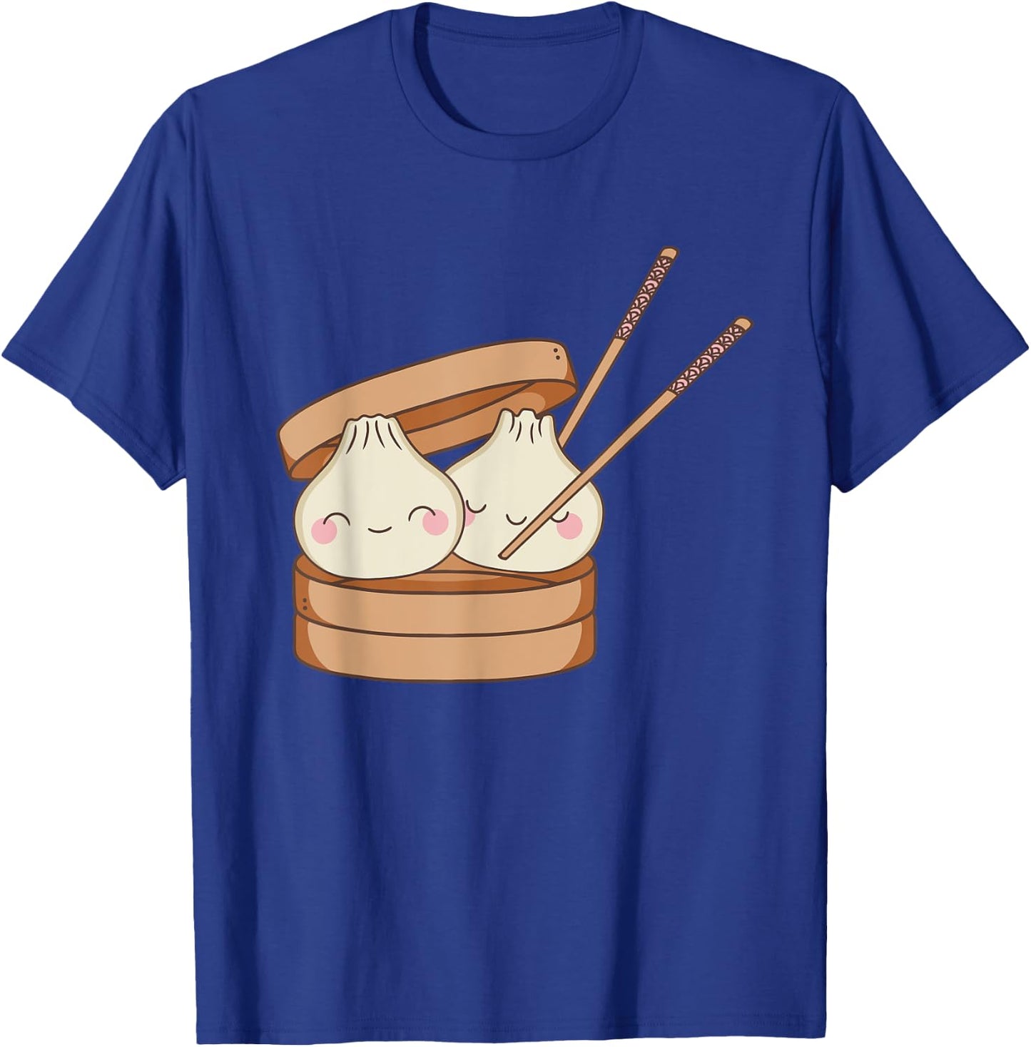 Funny Dim Sum Foodie Dumpling Lover Steamed Asian Food T-Shirt - T-Shirt | Royal