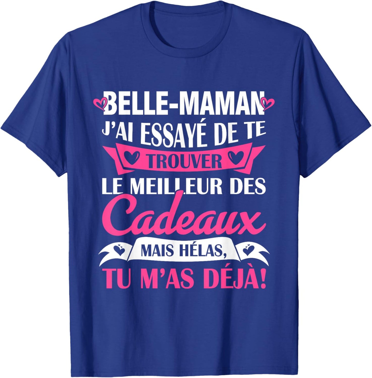 Mother's Day Gift Humour Birthday Gift Stepmom , Black, S T-Shirt - T-Shirt | Royal