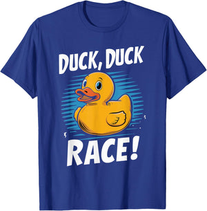 Rubber Duck Racing Team Family Competition Race T-Shirt - T-Shirt | Royal