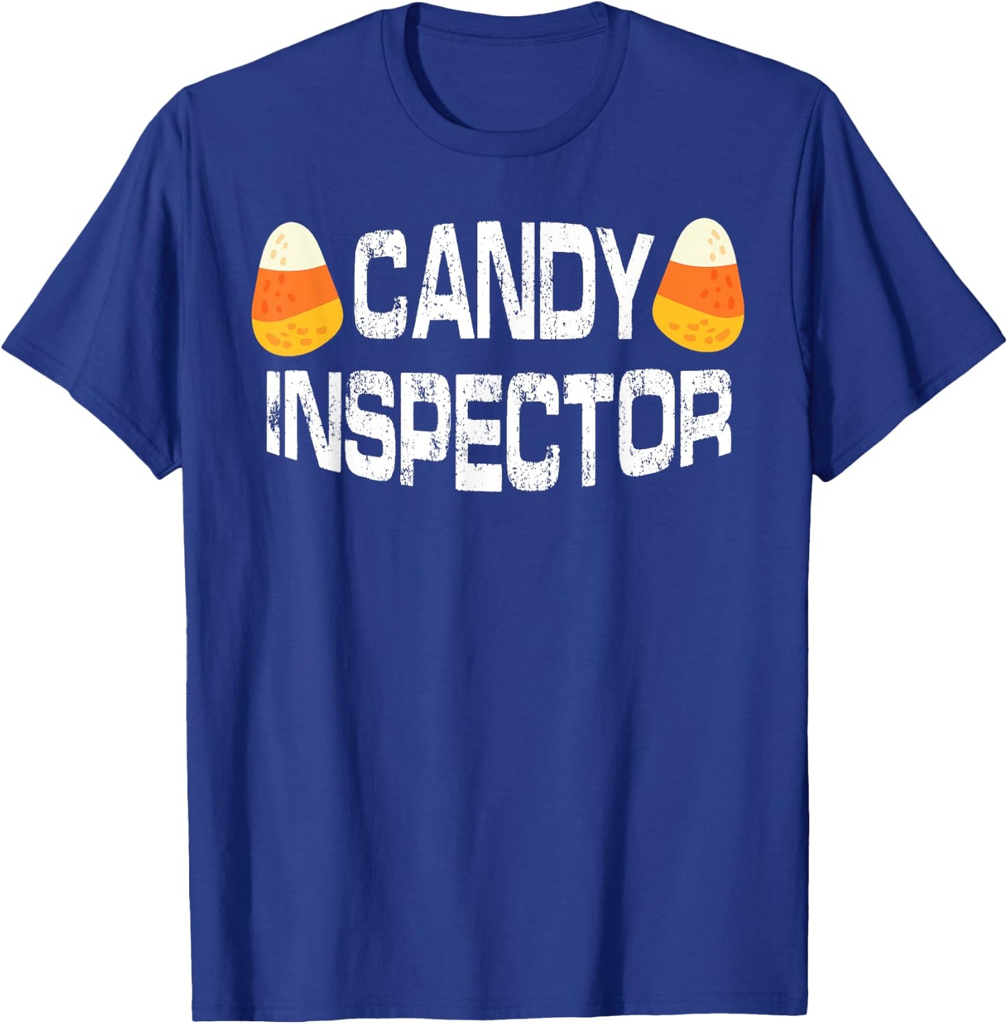 Halloween Candy Corn Inspector T Shirt Funny Gift Women T-Shirt - T-Shirt | Royal