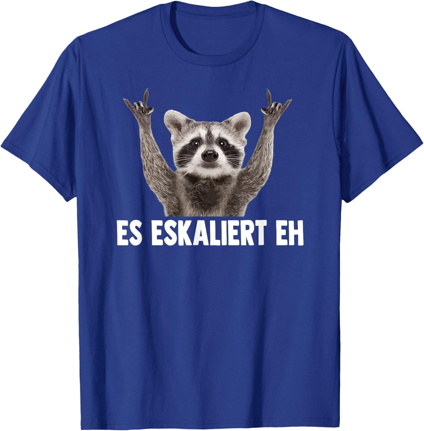 ES ESKALIERT EH X PEDRO Escalation Raccoon Meme Racoon , black T-Shirt - T-Shirt | Royal