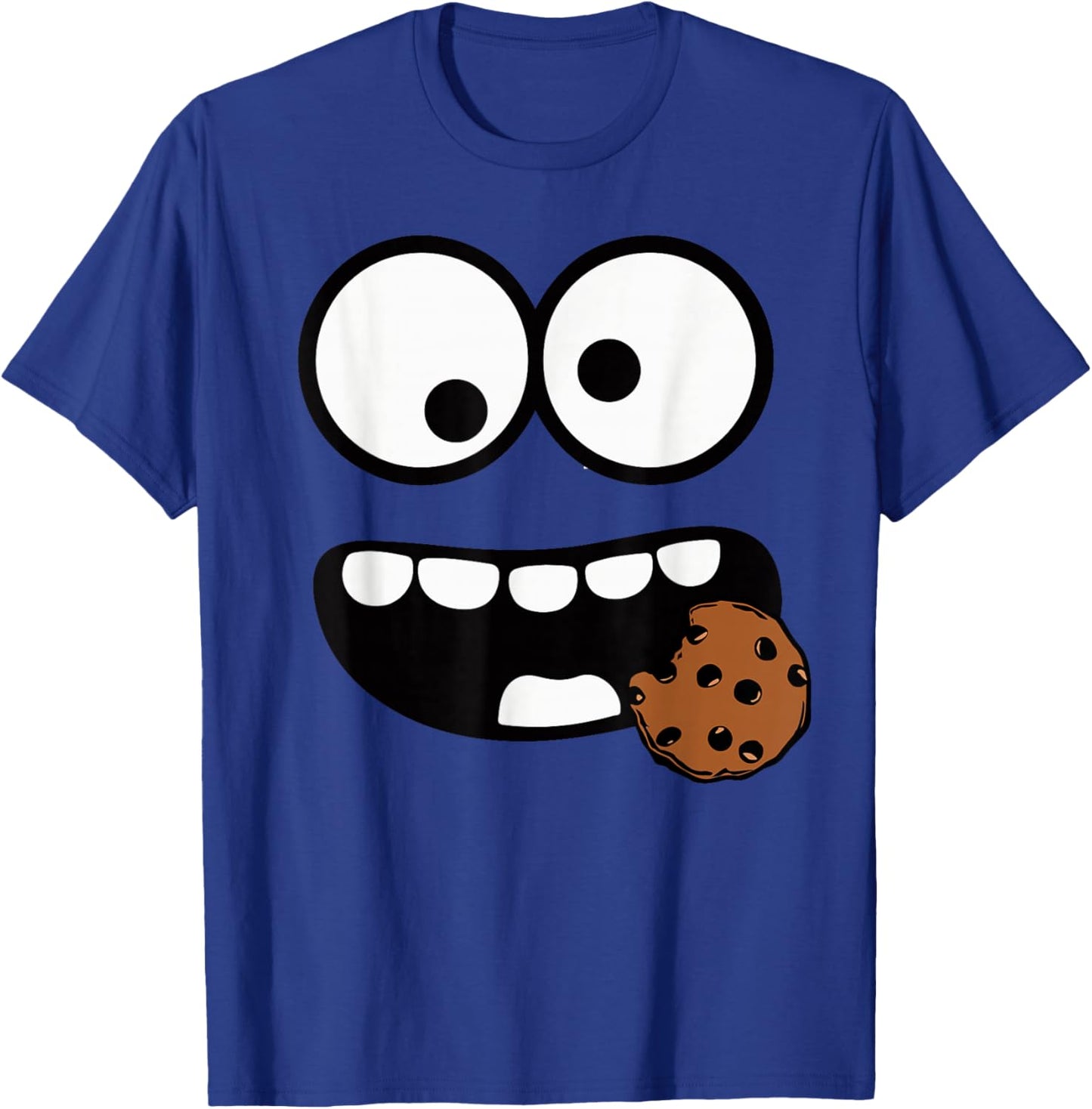 Cute Cookie and Scary Monster Halloween T T-Shirt - T-Shirt | Royal