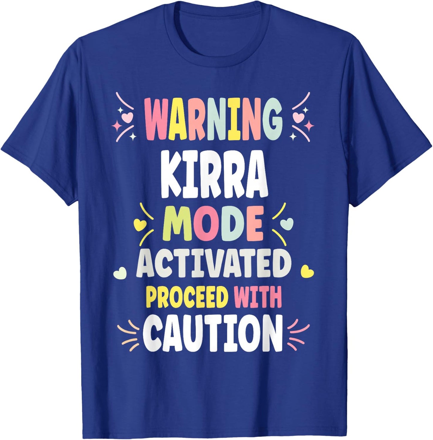 KIRRA Personalized Women's Gift Custom KIRRA T-Shirt - T-Shirt | Royal
