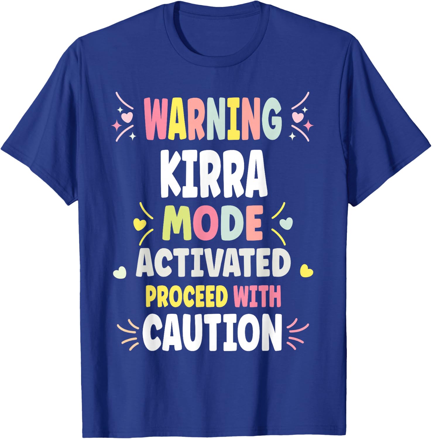 KIRRA Personalized Women's Gift Custom KIRRA T-Shirt - T-Shirt | Royal