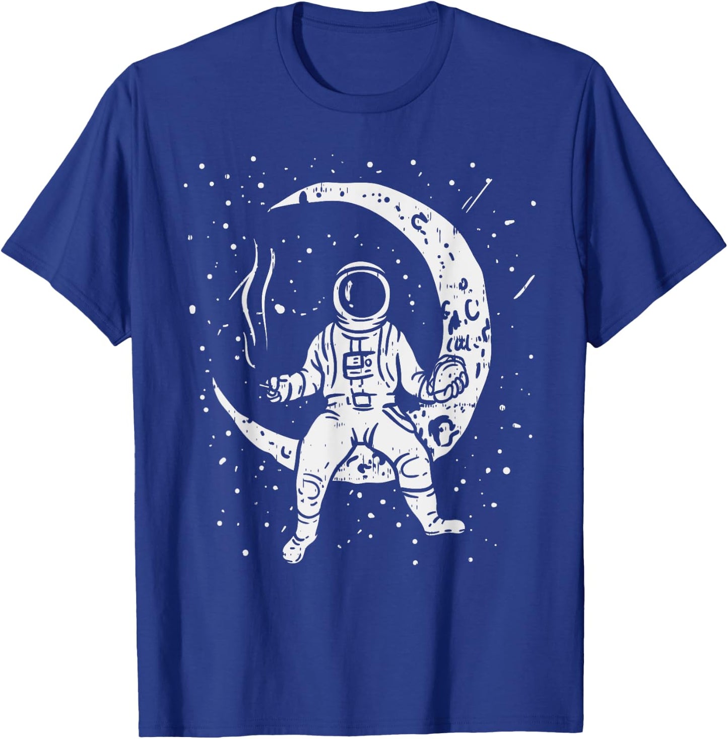 Funny Galaxy Astronaut Taco Joint Space Weed Stoner 420 T-Shirt - T-Shirt | Royal