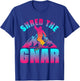 Retro Ski 90s 80s Skiing Outfit Shred The Gnar Skiing T-Shirt - T-Shirt | Royal
