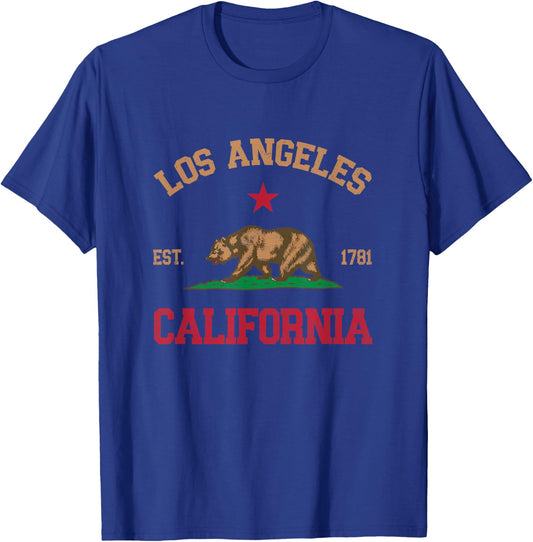 Los Angeles, Kalifornien T-Shirt - T-Shirt | Royal